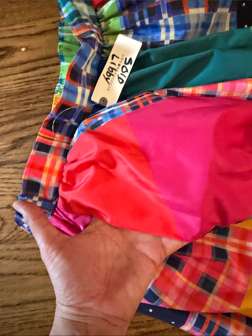 XL Maeve Multicolor Patchwork A-Line Maxi Skirt Anthropology sold out online - Picture 5 of 9